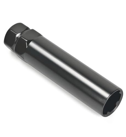 AUTOPTIM 6 Spline Lug Nuts Socket Key | 19mm Hex Socket for Large Diameter Lug Nuts (M14X1.5 M14x2.0 9/16" x18) 6 Point Tuner Key Tool 1pc - color: Black, size: 6 Spline(Large), style: 1 Pcs