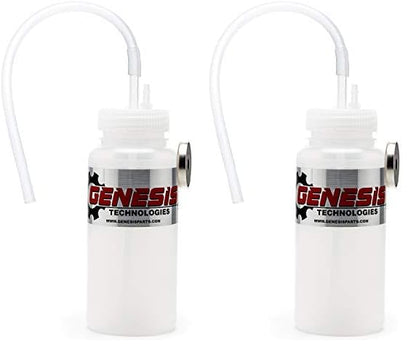 Genesis Universal 1 Person Brake Bleeder Bottle with a 16 Pound Magnet Mount and 12 Inch Fluid Tube (Pack of 2) - size: 16 Ounces (Pack of 2)