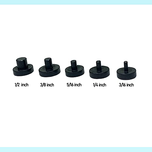 Automobile Double Flaring Tool kit with Extra 5 Dies(3/16,1/4,5/16,3/8 and 1/2 inch) of adapters for Brake Brass Tube and Copper Aluminum line.45 Degree Flare Tool.