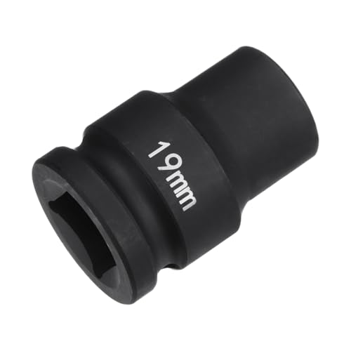 HARFINGTON 6-Point Impact Socket 3/4" Drive 19mm Metric 40Cr Alloy Steel Spindle Axle Nut Impact Socket - size: 19mm