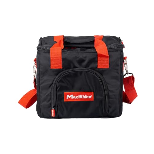 Maxshine Universal Detailing Tool Bag Tote with Belt & Handle | Durable 1680D Oxford Fabric | Compact Storage Organizer for Car Detailing Tools, Brushes, Bottles & Auto Care Accessories