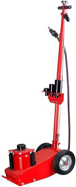 22 Ton Air Hydraulic Floor Jack Combo, Heavy-Duty Pneumatic Service Jack Set for Truck, SUV, Bus & Farm Equipment, Fast Lifting, Low Profile Air Jack for Shop & Garage