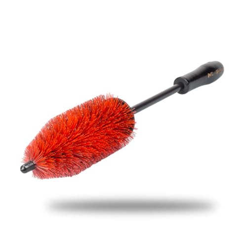 Maxshine 6” Universal Bristle Wheel & Rim Brush – Short PP Handle with Soft Durable Bristles – Quick, Safe & Cleaning Tool for Wheels, Rims, Exhausts & Engine Bays – Detailing for Cars, Trucks & SUVs - size: 6"