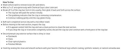 Chemical Guys, OG Clay Bar & Luber Synthetic Lube Kit, Medium Duty, 2-Piece | Light to medium clay bar with lubricant lifts overspray, fallout and bonded grime from paint, glass and metal - style: OG Light/ Medium Clay Bar Kit