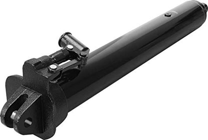 Torin 8 Ton Hydraulic Long Ram Jack with Single Piston Pump and Clevis Base (Fits: Garage/Shop Cranes, Engine Hoists, and More) w/Handle, Black, AT30806B