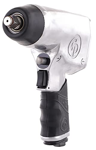 Chicago Pneumatic CP734H - 1/2 Inch Air Impact Wrench, Pistol Handle, Max Torque Reverse Output 425 ft. lbf / 576 Nm, 9,500 RPM, Pin Clutch, Industrial Tool, Automotive