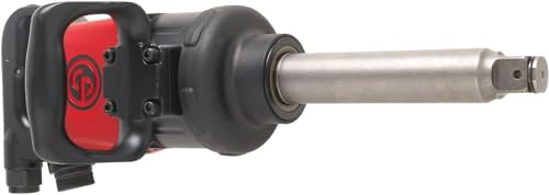 Chicago Pneumatic CP7782-6 Air Impact Wrench (1 Inch), 6 Inch Ext. Anvil, Air Gun Industrial Repair & Assembly Tool, D-Handle , Pinless Rocking Dog, Max Torque Output 1920 ft. lbf/2600 Nm, 5200 RPM - size: 6-Inch, style: Tool - Extended Anvil