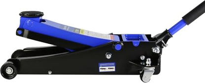 3.5 Ton Low Profile Floor Jack, Heavy Duty Steel Racing Floor Jack with Dual Pistons Quick Lift Pump, Lifting Range 4"-21", Hydraulic Professional Car Jacks 3.5 Ton/7000 LBS Capacity, Blue - color: Blue - 3.5 Ton(Dual Pump), Lift 4"-21"