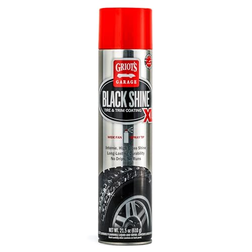 Griot's Garage Black Shine Tire and Trim Coating, Water-Resistant Dressing, Provides a High-Gloss Finish, Rain, and UV Protection, 10850, 21.5oz - size: 21.5 Ounce (Pack of 1)