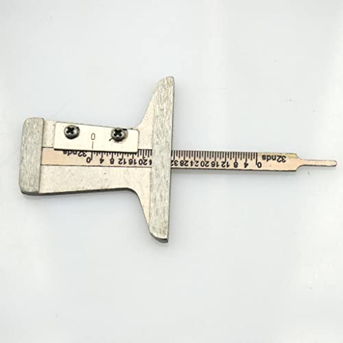 Car Truck Stainless Steel 0~32nds Tyre Tire Tread Depth Gauge Caliper Tire Tread Checker Measure Tool