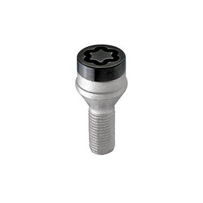McGard 27361 Black Bolt Style Cone Seat Wheel Lock Set (M12 x 1.25 Thread Size) - Set of 4