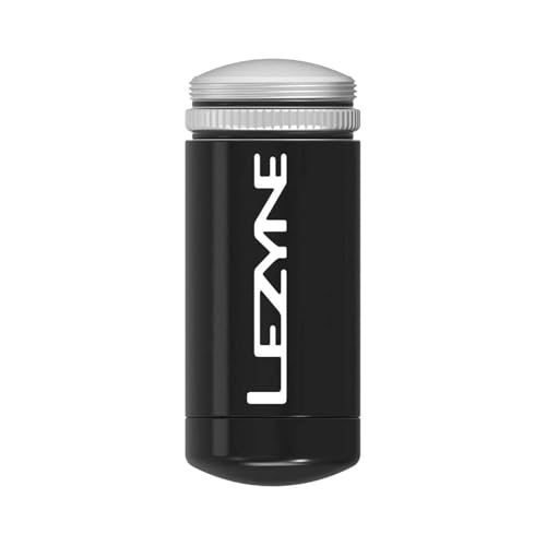 LEZYNE Tubeless Bike Tire Repair Kit - Road, Mountain & Gravel Bicycle Puncture Tool Set - Portable Compact Aluminum Storage Container/Handle with Stainless Steel Reamer & 5 Extra-Tacky Plugs