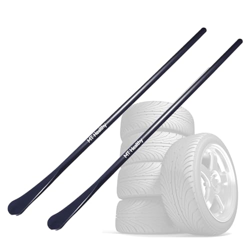 2 Pcs 33220 Tire Spoons for Changing Tires, 30'' Tire Bars for Semi Tires, Tire Bar Mounting and Demount Used for Truck, Off-Road Vehicle, Bus, Tractor - size: 2 Pcs(30in)