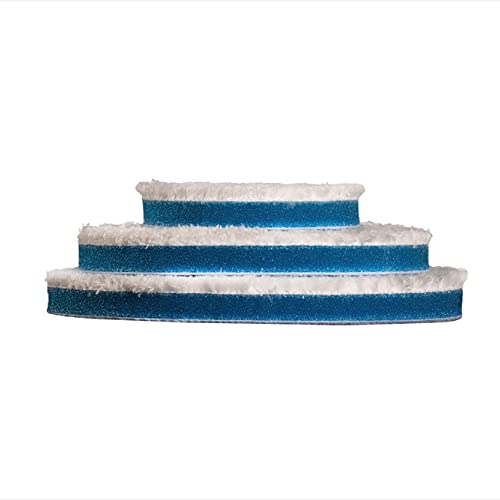 Coarse D-A Microfiber Extreme Cut Pad (Blue) Ø 160mm, Single Pad - color: Blue, size: 160 mm.