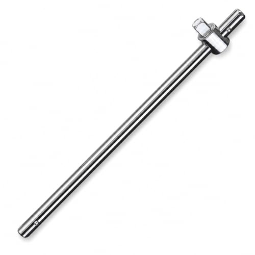 Sliding T Breaker Bar 1/2 inch Drive 10'' Length Socket Wrench Handle Heavy Duty Steel with High Torsion Force E-2210A