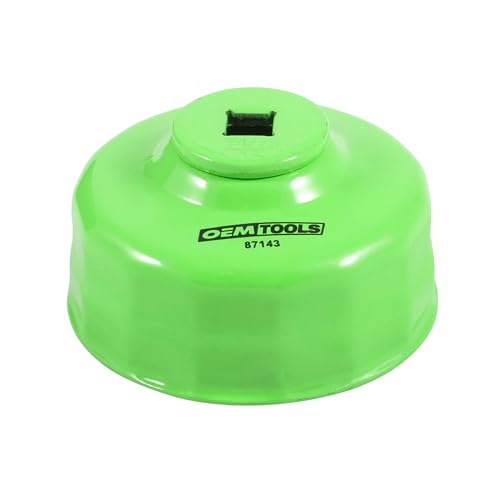 OEMTOOLS 74/76MM and 15 Flute Oil Filter Wrench Non-Slip Grip & 3/8" Drive | 74/76MM and 15 Flute Oil Filter Wrench, Fits 3/8" Ratchet, Non-Slip Grip, Rust-Resistant - style: 74/76 mm 15 Flute