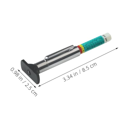 ibasenice 3pcs Tire Tread Depth Gauge Tool for Vehicle Maintenance, High Precision and Reusable Tire Measurement Instrument with Stainless Steel and Abs Material, Lightweight and Easy to Use