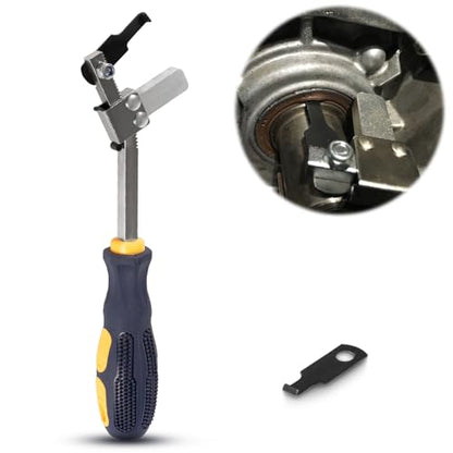 Shaft Type Seal Puller, Universal Seal Removal Tool for Camshaft and Crankshaft Seals with Adjustable Locking Fulcrum, Replace for Lisle 58430 SP009