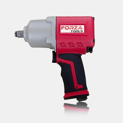 1/2" Composite Air Impact Wrench, One-Handed Push Button F/R Control, 830 ft-lbs Max Torque, Lightweight Pneumatic Gun for Tire Change & Auto Repair