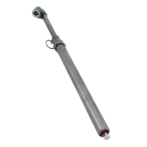 Milton S-976 Dual Head Chuck Tire Pressure Service Gauge, Plated Brass Tube, 12 3/4” 1-160 PSI