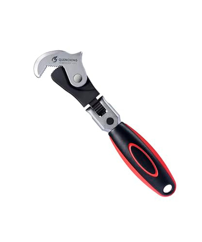 QUENCHING Self Adjusting Crowfoot Wrench, 9.5" Auto Jaw 9/16" to 1-1/4", 14 to 32 mm, Rust Resistant & Power Grip, Space-Saving Alternative to Wrench Sets for Car and Home Repairs - size: 9.5" Wrench