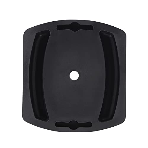 LEORAY Jack Wheel Chock, Reinforced Rubber Jack Caster Wheel Dock for Caravans and Trailers (Dual Wheel) - size: Dual Wheel