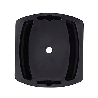 LEORAY Jack Wheel Chock, Reinforced Rubber Jack Caster Wheel Dock for Caravans and Trailers (Dual Wheel) - size: Dual Wheel