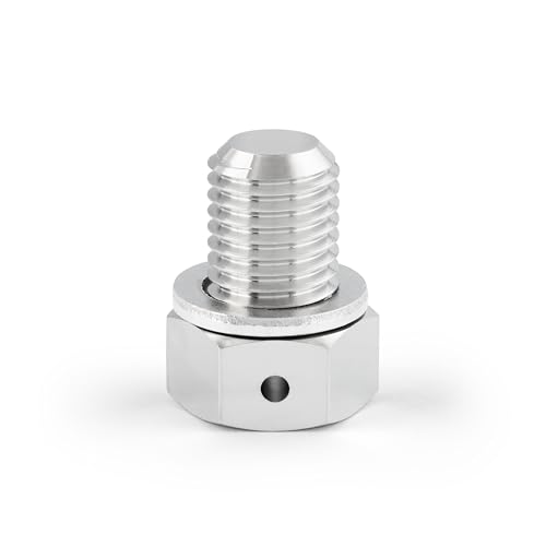 Votex - Made in USA - M12 X 1.5MM Engine Oil Drain Plug, Fits BMW, Mini, Toyota - Stainless Steel - Part Number NODP010 - size: M12 X 1.5 Non-Magnetic Drain Plug