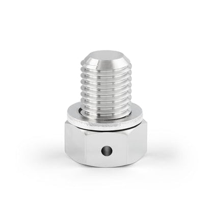 Votex - Made in USA - M12 X 1.5MM Engine Oil Drain Plug, Fits BMW, Mini, Toyota - Stainless Steel - Part Number NODP010 - size: M12 X 1.5 Non-Magnetic Drain Plug