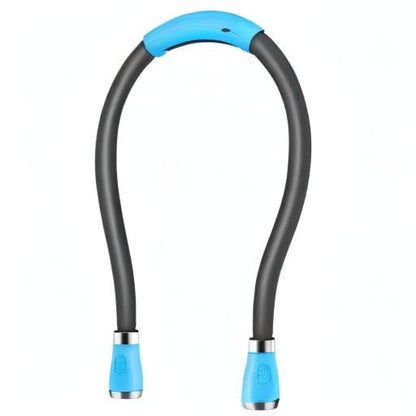 USB Rechargeable Neck Book Light for Reading in Bed, 4 LED Bulbs 4 Adjustable Brightness, Hands Free for Night Jogging or Mending Lamp (Blue) - color: Blue