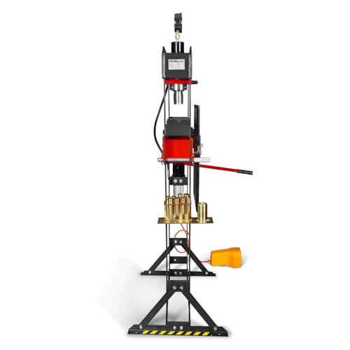 MechMaxx 20 Ton H-Frame Air/Hydraulic Shop Press with Press Pin Kit, Fully Welded Steel Frame, Safety Guard, Foot Pedal Control, HSP20