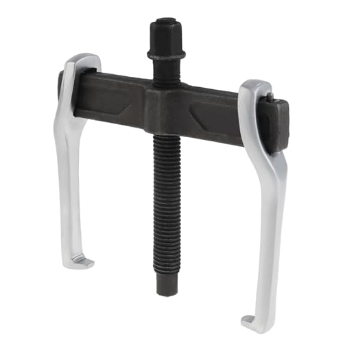 ChgImposs 4 Inch CR-V 2-Jaw Gear Puller, Adjustable Bearing Puller Gears, Reversible Removal Tool for External Internal Pulling, Single Hook Two Claws Puller Tool Separate Lifting Device