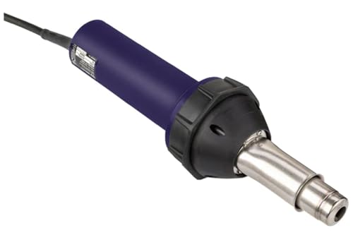 Weldy 1600W Hot Blast Torch Overlap Air Welding Gun Welder Pistol Tool Hot Air Gun(120 Voltage and flat nozzle) - style: 120 Voltage and flat nozzle