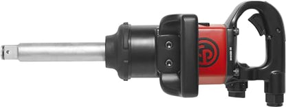 Chicago Pneumatic CP7783-6 Air Impact Wrench (1 Inch), 6 Inch Ext. Anvil, Air Gun Industrial Repair & Assembly Tool, D-Handle, Pinless Rocking Dog, Max Torque Output 1770 ft. lbf/2400 Nm, 2400 RPM - style: With Extended Anvil