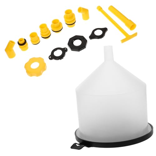 Vaguelly 1set Spill Coolant Filling Funnel Kit for Easy Radiator Fluid Handling Compatibility for Various Car Models Efficient Coolant Fill Workspace