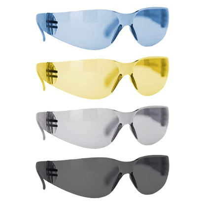 BISON LIFE Clear Safety Glasses – ANSI Z87.1 Certified Scratch & Impact Resistant Eye Protection Goggles for Men & Women - color: 4 Colors