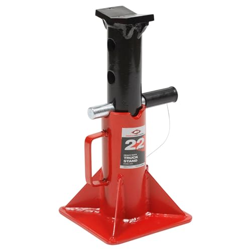 AFF 22 Ton Safety Stand - Super Duty Jack Stand for Trucks & Equipment - Pin-Style, Heavy Gauge Steel, ASME PASE-2014 - Pack of 1 - (Available in 2 Duty Levels)