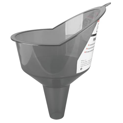 Performance Tool W4057 Clear View Easy-Fill Funnel - 1 Quart, Oversized Spout for Quick and Clean Fills - size: 2 Pints, style: Clear View Easy-Fill Funnel
