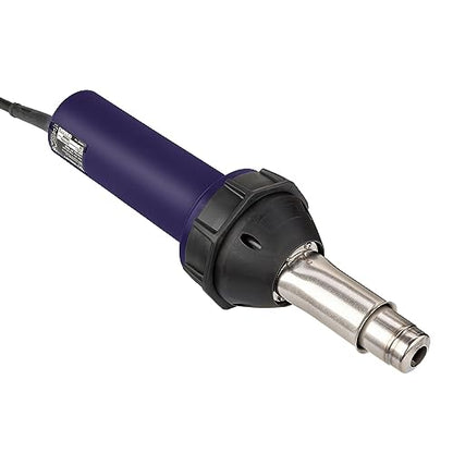 Hot Blast Torch Overlap Air Welding Gun Welder Pistol Tool Hot Air Gun 1600W (120 Voltage and speed nozzle) - style: 120 Voltage and speed nozzle