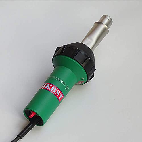 Hot Air Plastic Welder,1600W TPO Welder Kit With 4 Welding Nozzles,4 Pressure Seam Rollers, Professional Heat Gun for Vinyl PVC TPO & Shrink Wrapping, Essential Plastic Repair Welder Kit - size: 110V