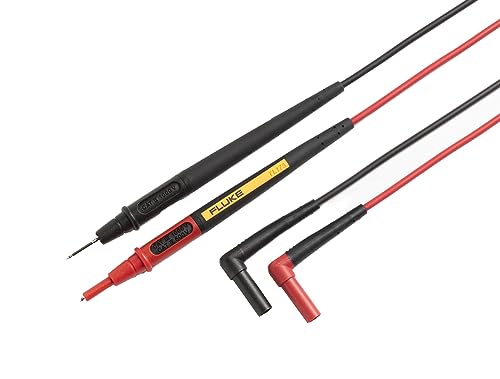 Fluke TL175 Twistguard Test Leads, 2 mm Diameter Probe Tips - size: 56.5"