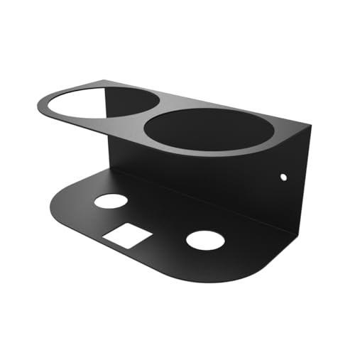 2 Spray Bottles Holder, Steel Wall Mount Storage Organizer for All-Purpose at Garage and Home (SBH-2B1Pc)