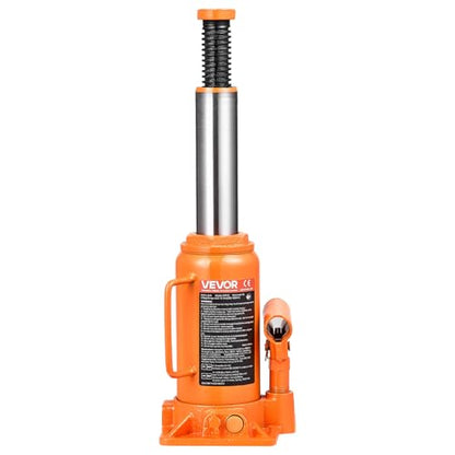 VEVOR Hydraulic Bottle Jack, 12 Ton/24000 lbs All Welded Car Hydraulic Jack, Features 7.5-14 in Lifting Range & 3-Section Long Handle, for Pickup Truck, Truck, RV, Auto Repair Industrial Engineering - style: 12T