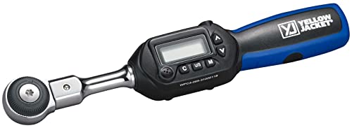 Yellow Jacket 60624 Digital Adjustable Torque Wrench with Ratchet Head