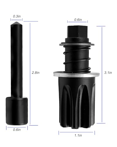 Engine Turning Tool and Timing Pin Kit Fit for John Deere 4024 4039 4045 4239 4276 6359 6619 6059 6068 6076 6081 6090 6105 6125 6135 Engines Replace JDE83 JDE81-4