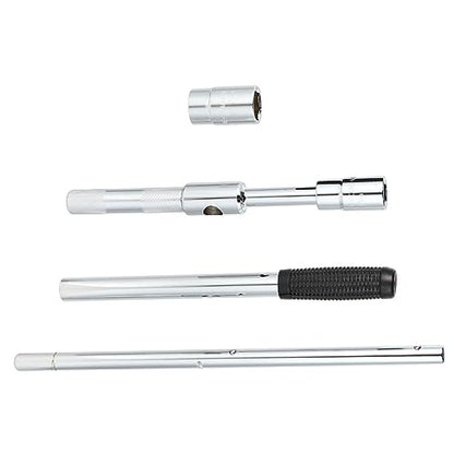 Unomor Emergency Lug Nut Wrench for Car Tire Way Lug Wrench High Torque Breaker Bar for Vehicle Maintenance