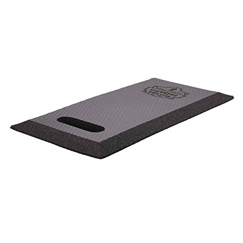 Ergodyne ProFlex 376 Kneeling Pad, Lightweight Kneeling Mat, Thin Foam Knee Cushion, Small, 8" x 18" x 0.5", Black - size: Small