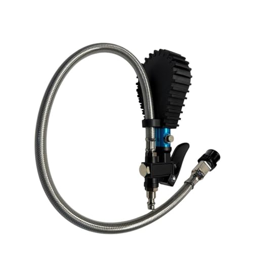 ARB ARB601A Digital Tire Pressure Gauge with Braided Hose and Chuck, Inflator and Deflator 0-200 Psi / 0-14 Bar / 0-1400 Kpa. Ideal for Fast and Simple 4x4 Off Road Adventures - 2026 Launched