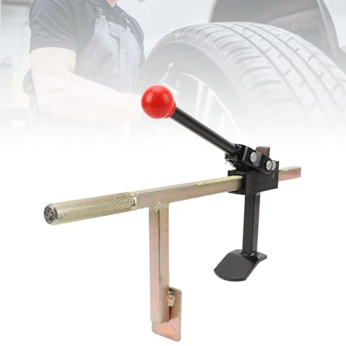 Aramox Manual Tire Bead Breaker Tool, Metal High Strength Enhanced Efficiency, Suitable for Car Motorcycle Electric Vehicle, Manual Tire Bead Breaker Tool for Roadside Repairs and