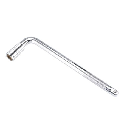 2pcs Breaker Bar - [1/4 Inch Drive] L Shape Socket Wrench Extension for Car Mechanical Equipment Repair Use, CR-V Steel